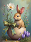Preview: Diamond Painting Osterhase
